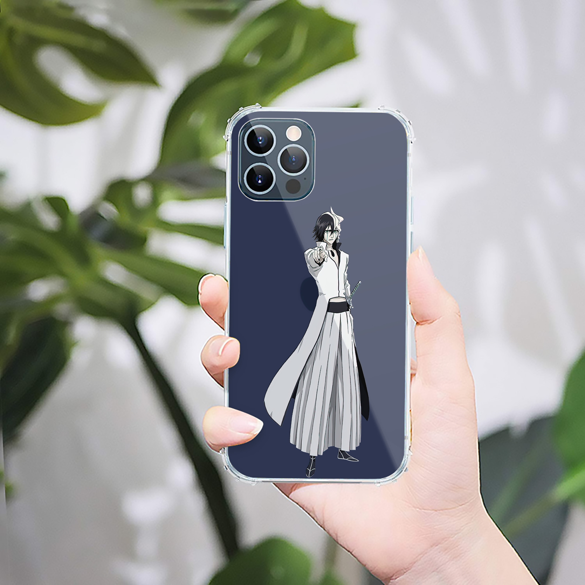 （画像用） ブリーチ ウルキオラ·シファー BLEACH Ulquiorra cifer 【iPhone 12シリーズ対応】透明スマホケース（クリアソフトケース）